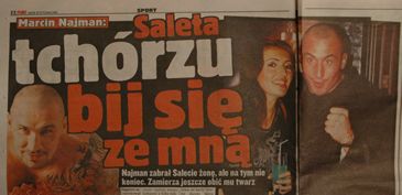 SE/Fakt: Saleta zdradzony przez żonę